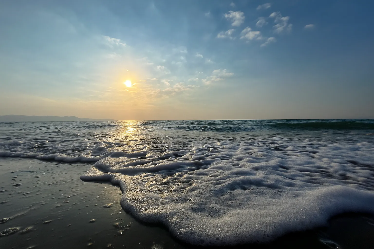 Aerial view of Polis Chrysochous coastline